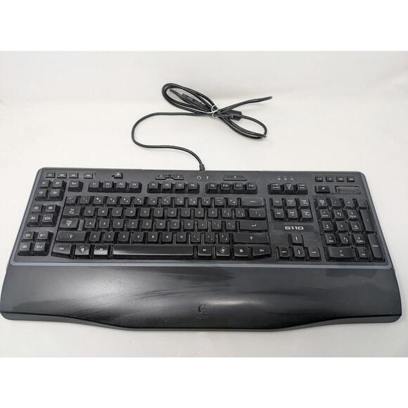 Logitech G110 Backlighting Gaming USB Wired Keyboard Model Y-U0007 - Picture 1 of 6